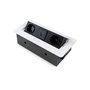 Emuca Atom 26 Lite Multiconnecteur pour bureau Blanc