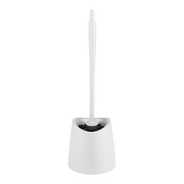 Allstar Portes Porte-brosse WC blanc Ø12 x 38 cm plastique tête remplaçable