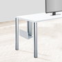 Emuca Support pour unité centrale, Acier, Peint aluminium