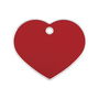 Plaque d'identification pour collier Imarc Heart Rouge
