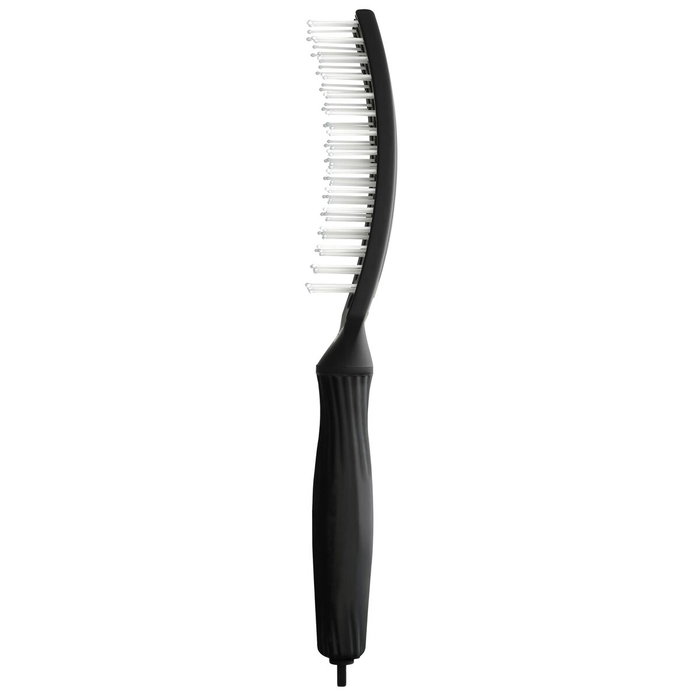 Olivia Garden Fingerbrush Care Iconic Nylon Bristles Black S