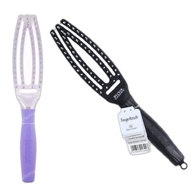 Olivia Garden Fingerbrush Care Iconic Nylon Bristles Black S
