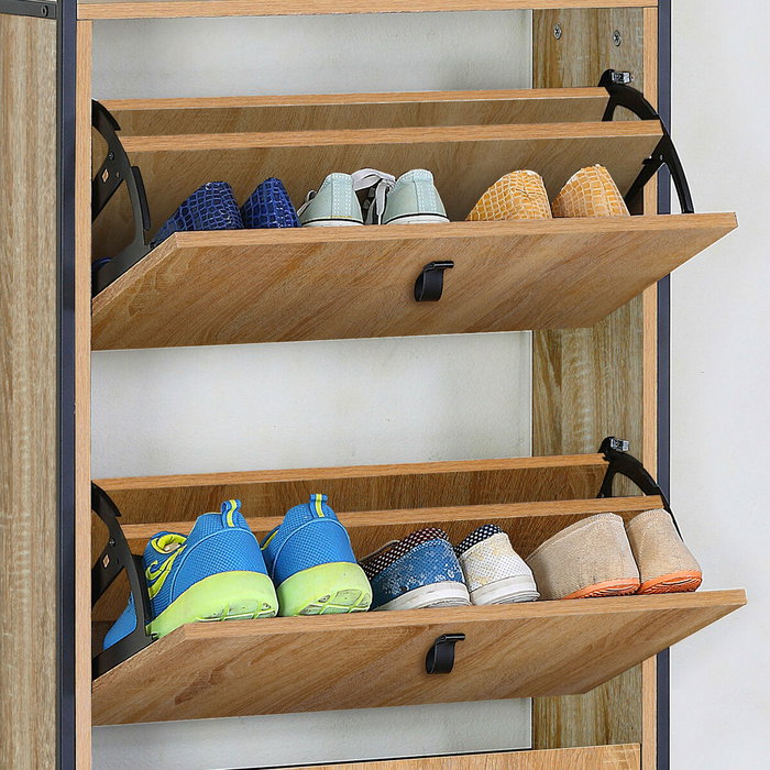 Max Home Range-chaussures 60 x 132 x 24 cm