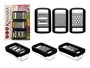 Kinvara Set de 3 Râpes avec Réservoir 17 x 23 x 3 cm Noir Plastique et Métal (Set de 12)
