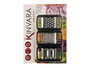 Kinvara Set de 3 Râpes avec Réservoir 17 x 23 x 3 cm Noir Plastique et Métal (Set de 12)