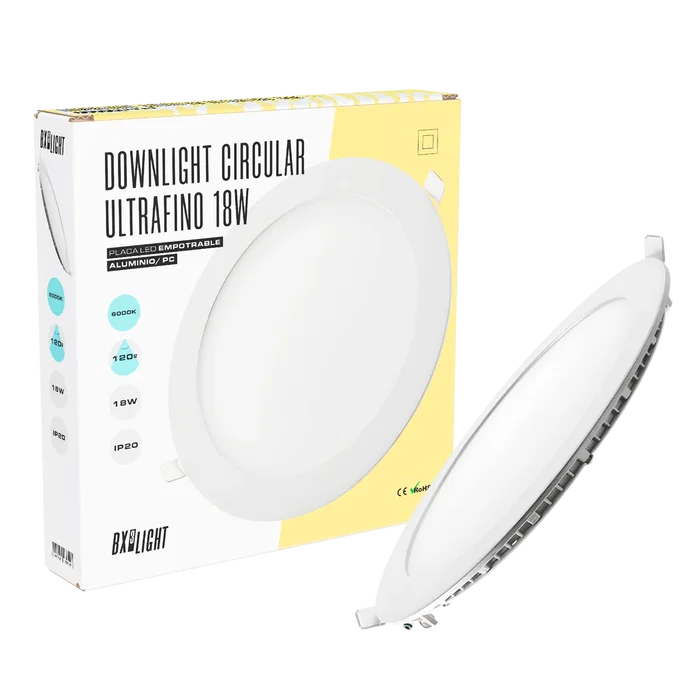 BX3 LIGHT Plaque LED circulaire 18W 1409Lm 3000K 40000h éclairage intérieur blanc chaud - Réf: BX3-RDP13-18W-WW BX3 LIGHT Plaque LED circulaire 18W 1409Lm 3000K 40000h éclairage intérieur blanc chaud - Réf: BX3-RDP13-18W-WW
