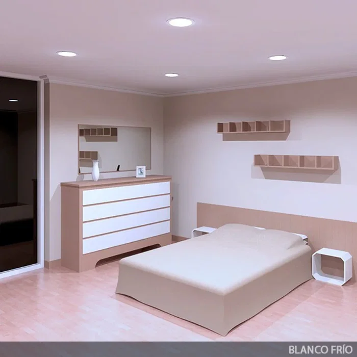 BX3 LIGHT Plaque LED circulaire 18W 1409Lm 3000K 40000h éclairage intérieur blanc chaud - Réf: BX3-RDP13-18W-WW