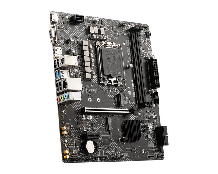 MSI PRO H610M-G DDR5 Carte mère micro-ATX Socket LGA 1700 Chipset Intel H620 Mémoire DDR5