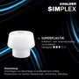 Halder SIMPLEX Marteau à faces souples 50 TPE-soft / Superplastic