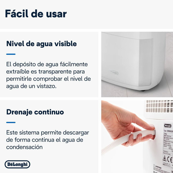 Déshumidificateur DeLonghi DDSX220 5 L