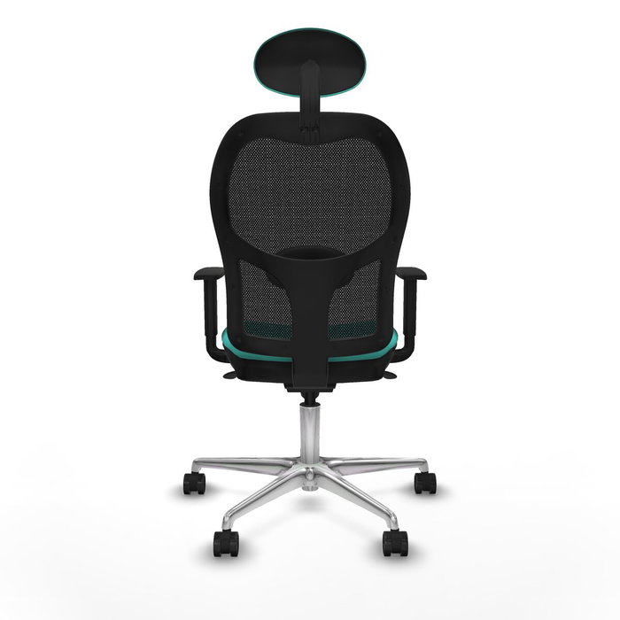 Piqueras y Crespo Chaise de Bureau avec Appui-tête 1D086N1 Turquoise Piqueras y Crespo Chaise de Bureau avec Appui-tête 1D086N1 Turquoise