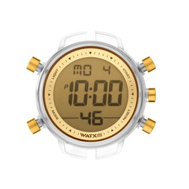 Watxandco RWA1747 Montre Digitale Transparente