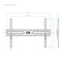 TooQ LP1050F-B Support de TV 86 pouces 45 kg