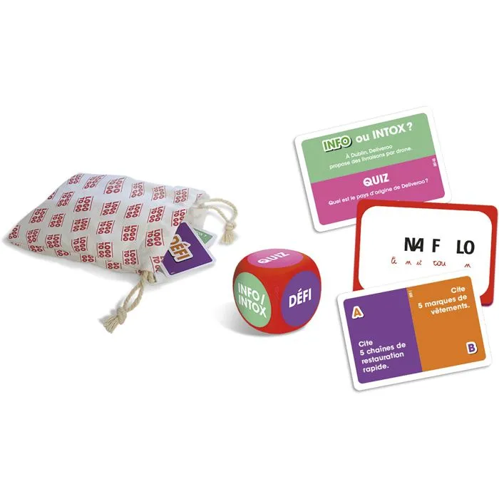 Lansay Jeu de société LOGO TO GO - Jeu de logos à emporter - Quiz, défis et parties rapides - À partir de 8 ans