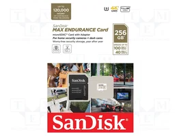 SanDisk carte mémoire microSDXC 256 Go UHS I U3 V30