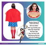 Liragram WB Wonder Woman Déguisement adulte Taille XL 42/44 - Multilingue