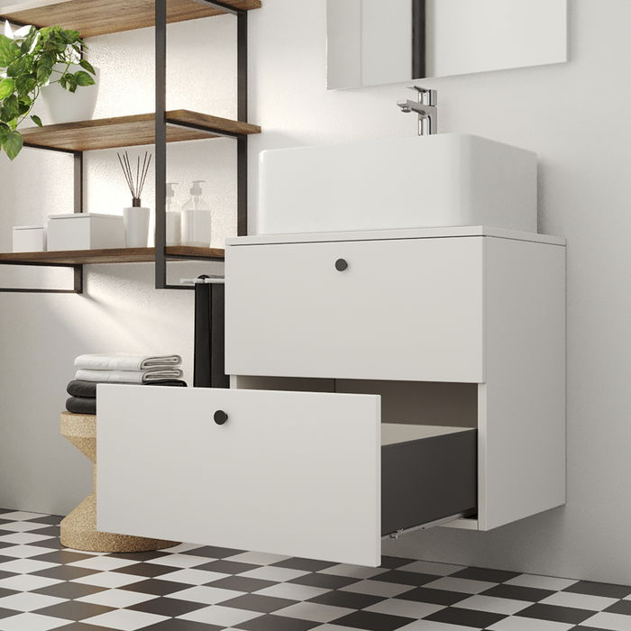 Emuca Tiroir extérieur Simplex 25kg hauteur 159mm, profondeur 490mm, acier, Gris antracite