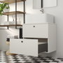 Emuca Tiroir extérieur Simplex 25kg hauteur 159mm, profondeur 490mm, acier, Gris antracite