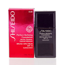 Shiseido Perfect Refining Fond de Teint Liquide Hydratant Teinte D20 Brun Riche SPF 15 30 ml
