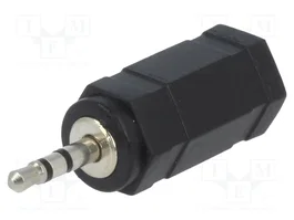 LOGILINK Adaptateur Jack 2,5 mm mâle vers Jack 3,5 mm femelle noir