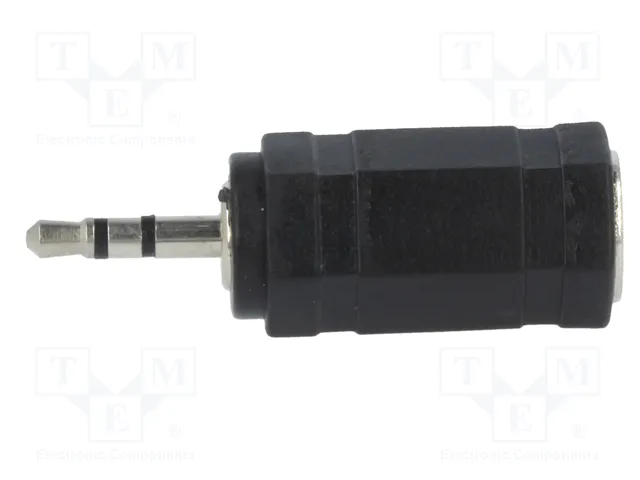 LOGILINK Adaptateur Jack 2,5 mm mâle vers Jack 3,5 mm femelle noir