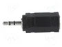 LOGILINK Adaptateur Jack 2,5 mm mâle vers Jack 3,5 mm femelle noir
