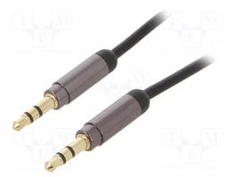 GEMBIRD Câble Jack 3,5mm 3pin stéréo, 0,75m, noir