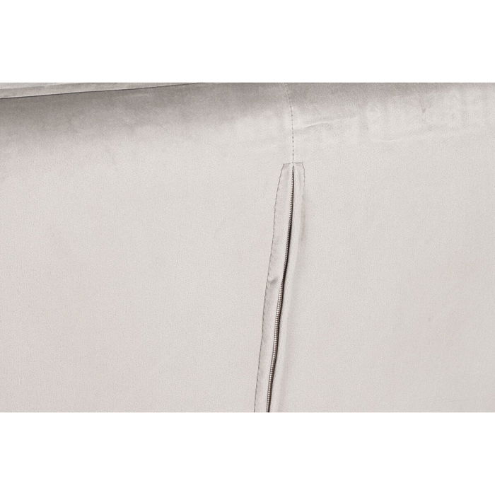 Siège Home ESPRIT Gris Crème Doré Argenté Polyester Métal 74 x 74 x 90 cm 74 x 67 x 90 cm