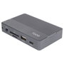 Tooq Boîtier SSD M.2 NVMe/SATA avec HUB USB-C 11-en-1, Gris