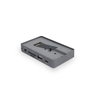 Tooq Boîtier SSD M.2 NVMe/SATA avec HUB USB-C 11-en-1, Gris