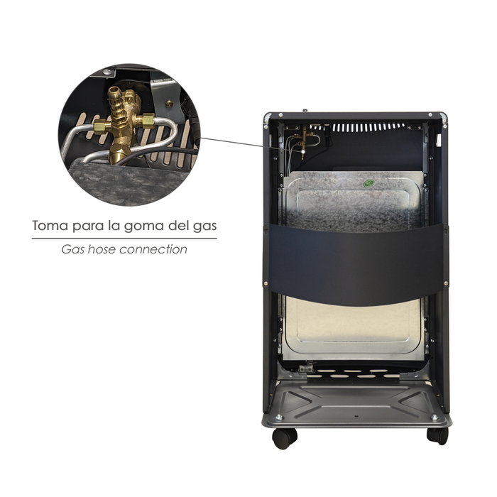 ORYX Estufa à gaz infrarouge pliable 4,5 kW ORYX Estufa à gaz infrarouge pliable 4,5 kW
