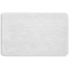 Today Utility - Tapis de bain ultra absorbant, 40 x 60 cm, blanc, anti-dérapant, séchage rapide