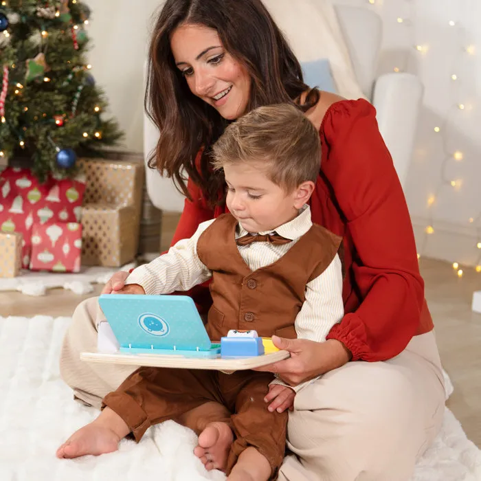 Melissa & Doug Bureau d'Activités pour Bébé - Éveil Sensoriel en Bois