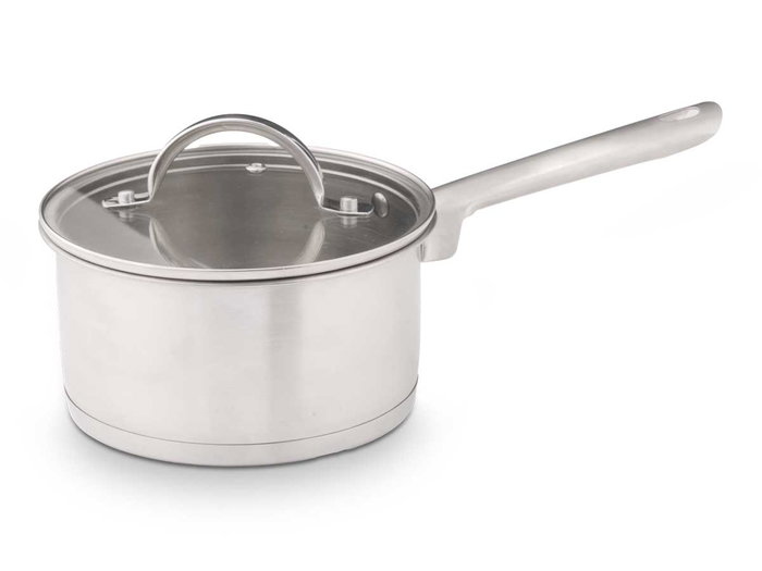 KINVARA Cazo pour induction avec couvercle en cristal 18 cm