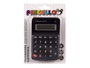 Pincello Calculatrice Compacte 8 Chiffres Bicolore Blanc Noir 7x2x11cm Plastique avec Pile AG10 (Set de 36)