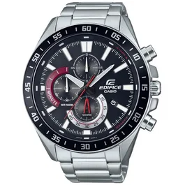 Casio EDIFICE - Montre homme en acier inoxydable, bracelet métal, cadran gris - Montre bracelet