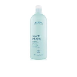 Aveda Shampooing Smooth Infusion lissant, réducteur de frisottis, pour cheveux lisses et doux, flacon 1000 ml