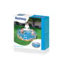 Bestway Piscine Gonflable 3 Anneaux Tropical Transparent 150x53 cm