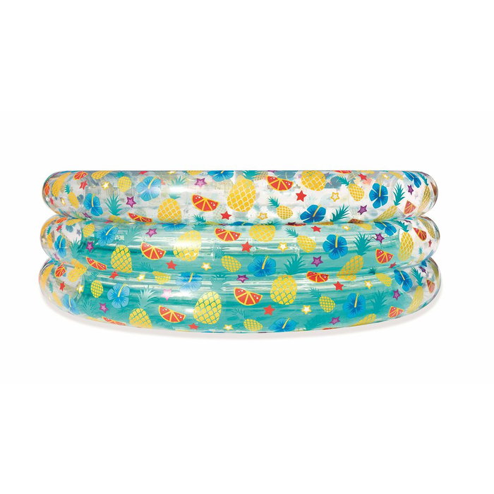 Bestway Piscine Gonflable 3 Anneaux Tropical Transparent 150x53 cm Bestway Piscine Gonflable 3 Anneaux Tropical Transparent 150x53 cm