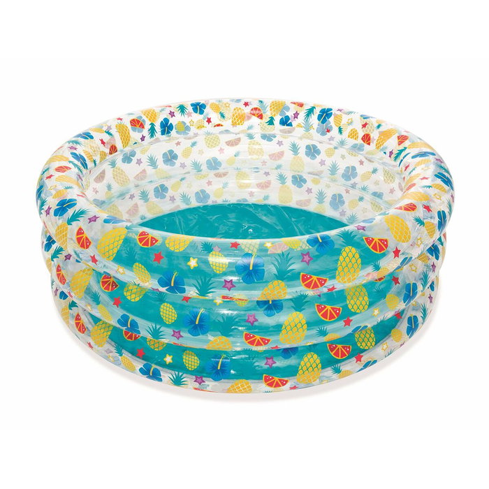 Bestway Piscine Gonflable 3 Anneaux Tropical Transparent 150x53 cm Bestway Piscine Gonflable 3 Anneaux Tropical Transparent 150x53 cm