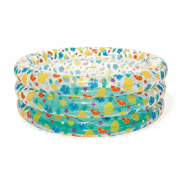 Bestway Piscine Gonflable 3 Anneaux Tropical Transparent 150x53 cm Bestway Piscine Gonflable 3 Anneaux Tropical Transparent 150x53 cm