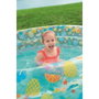 Bestway Piscine Gonflable 3 Anneaux Tropical Transparent 150x53 cm
