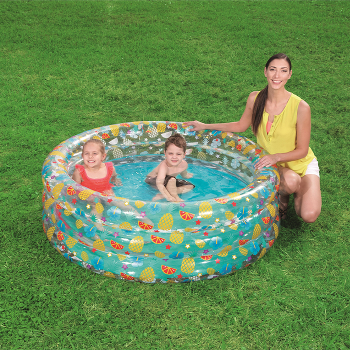 Bestway 51045 Piscine Gonflable Enfants 3 Anneaux Tropical 150x53 cm +6 Ans Jardin Bestway 51045 Piscine Gonflable Enfants 3 Anneaux Tropical 150x53 cm +6 Ans Jardin