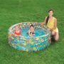 Bestway 51045 Piscine Gonflable Enfants 3 Anneaux Tropical 150x53 cm +6 Ans Jardin