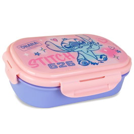 Kids Licensing Sandwichera Stitch avec couvert Disney - 2 compartiments, dès 3 ans