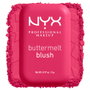 Nyx Professional Make Up Blush Poudre Buttermelt #BeurreQueAvant 5 g - Teinte intense, fini éclat naturel