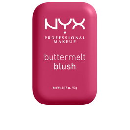 Nyx Professional Make Up Blush Poudre Buttermelt #BeurreQueAvant 5 g - Teinte intense, fini éclat naturel