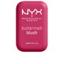 Nyx Professional Make Up Blush Poudre Buttermelt #BeurreQueAvant 5 g - Teinte intense, fini éclat naturel