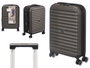 Arte Regal Malette Pliable 37L avec Cadenas Antracite 55x40x16 cm ABS PVC Polyester (Set de 3)