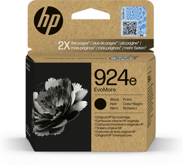 HP Encre 924E / 4K0V0NE Noir XL, cartouche d'encre originale